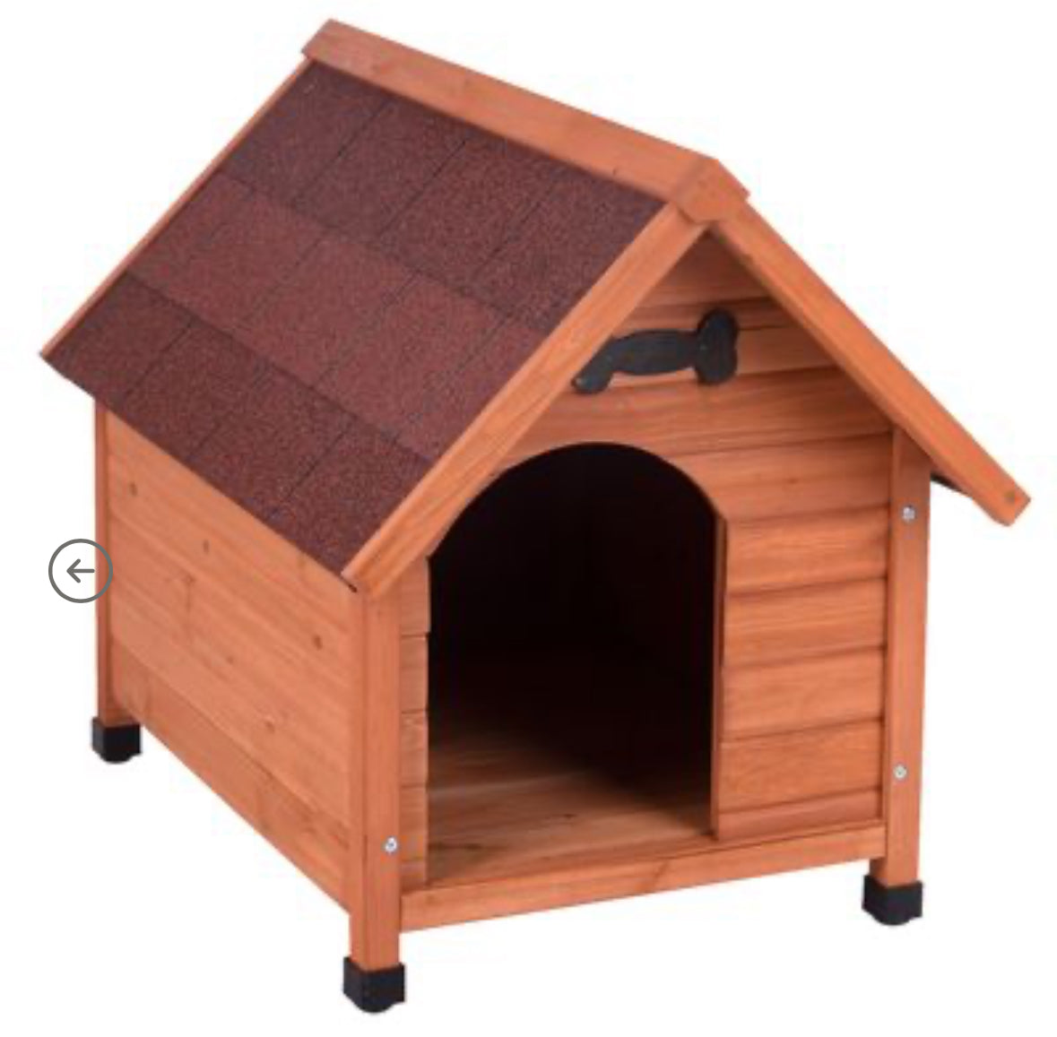 Spike Comfort Wooden Dog Kennel Insulated Outdoor Den Waterproof Pet Puppy Crate