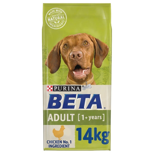 Purina Beta Adult Dog Dry Dog Food Chicken - 14kg