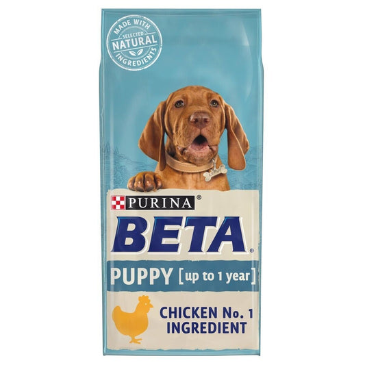 Purina Beta Puppy with Chicken Dry Dog Food - 2kg, 14kg