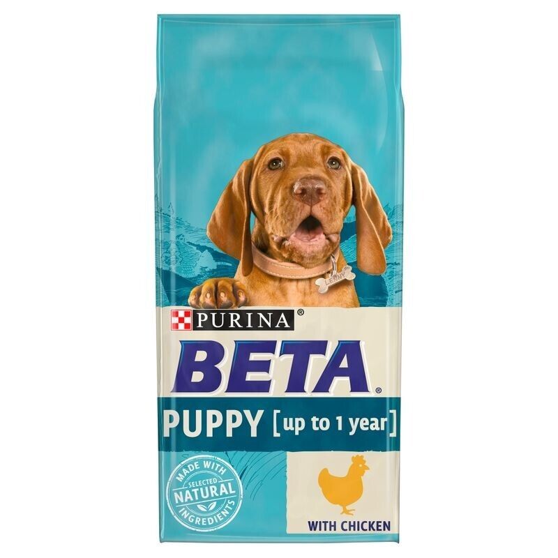 Purina Beta Puppy with Chicken Dry Dog Food - 2kg, 14kg