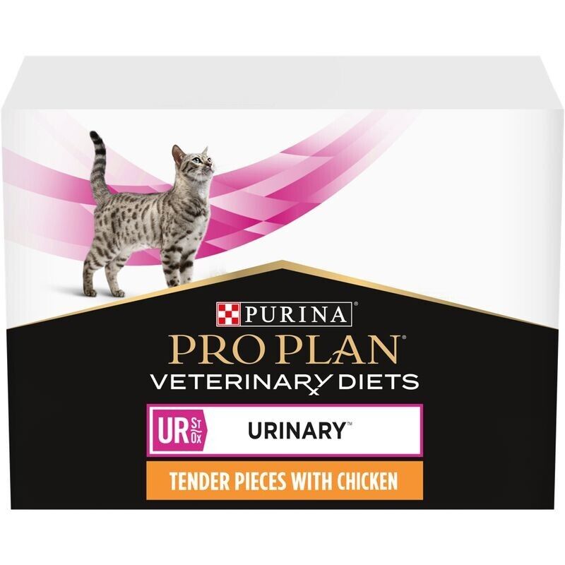 Purina Pro Plan Veterinary Diets Wet Cat Food UR Urinary Chicken 10, 20, 40x85g