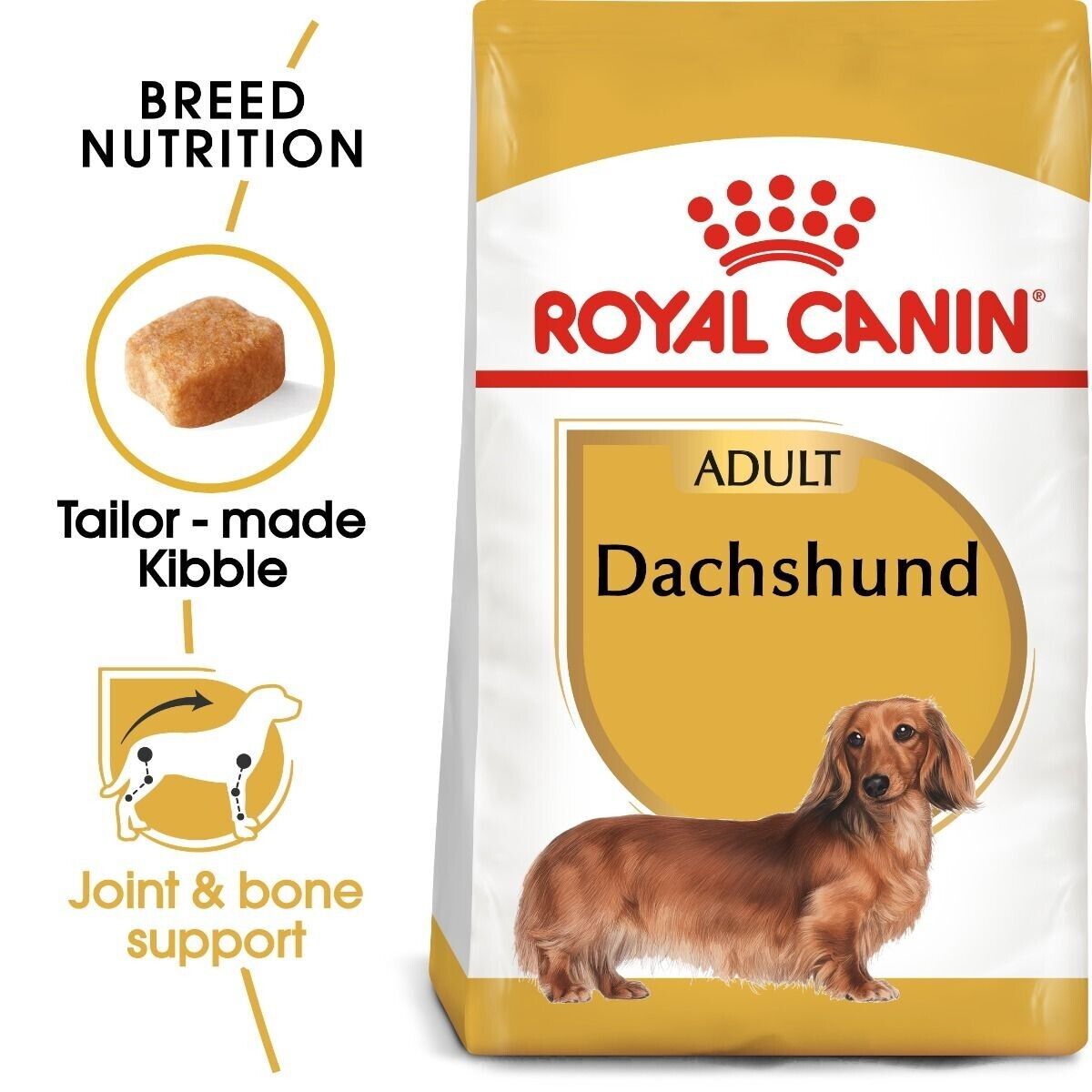 Royal Canin Adult Dachshund Wet Dog Food (in Loaf) Pouches - 12x85g, 24x85g