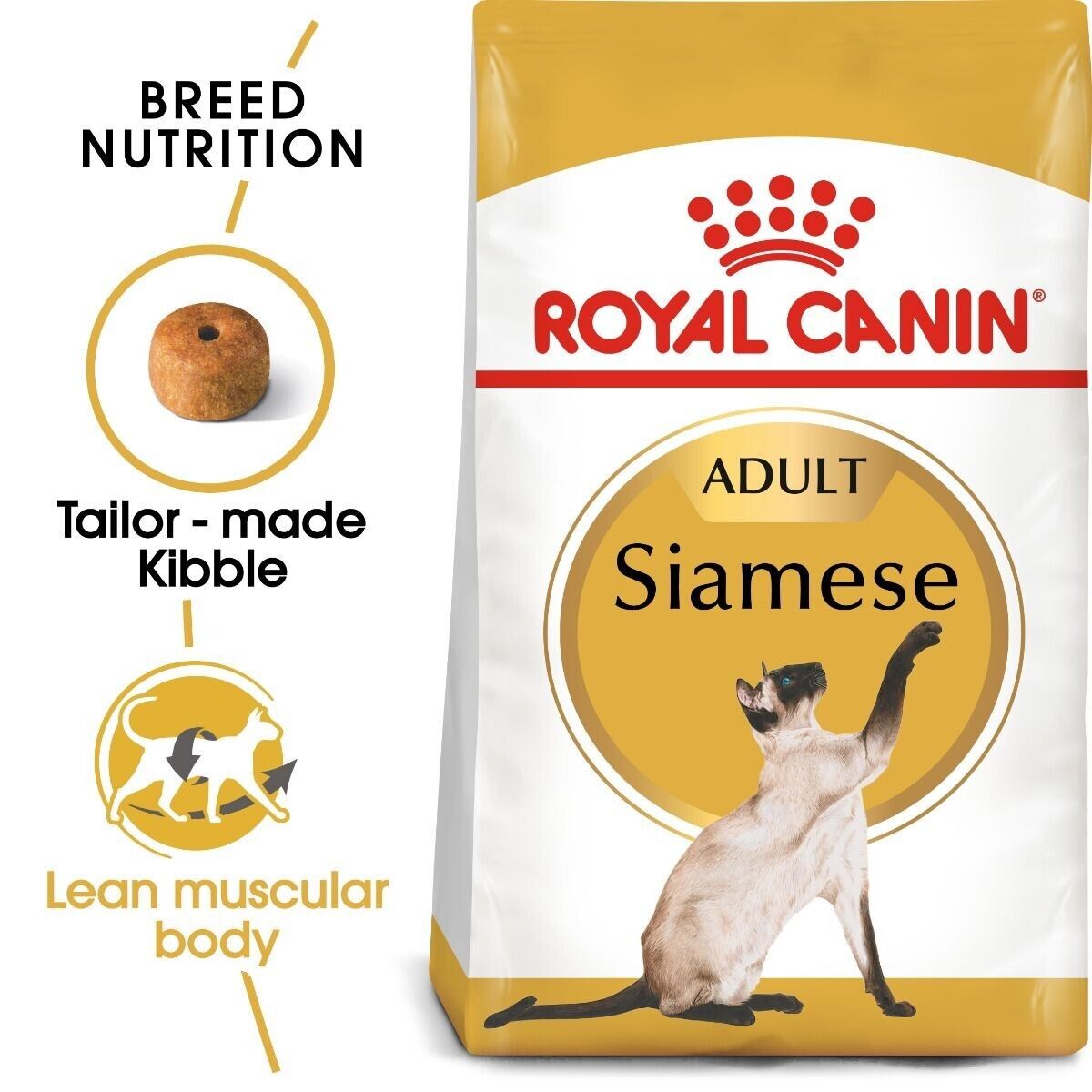 Royal Canin Adult Siamese Dry Cat Food - 400g, 2kg, 4kg, 10kg