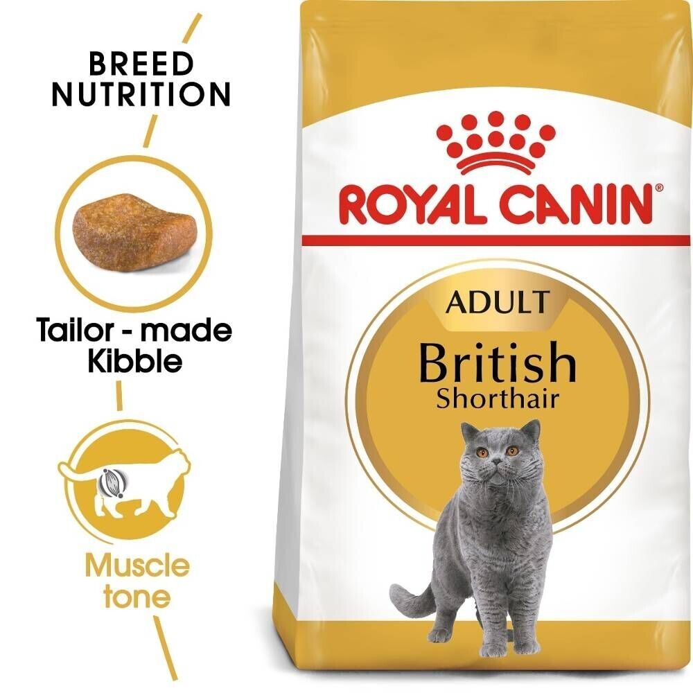Royal Canin British Shorthair Adult Dry Cat Food - 400g, 2kg, 4kg, 10kg