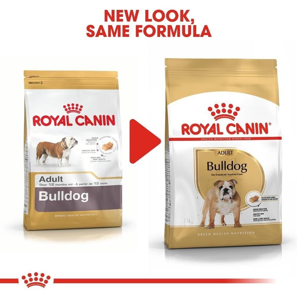 Royal Canin Bulldog Adult Dry Dog Food - 3kg, 12kg