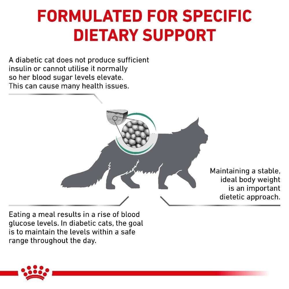 Royal Canin Diabetic Cat Dry Food Veterinary Health Nutrition - 1.5kg, 3.5kg