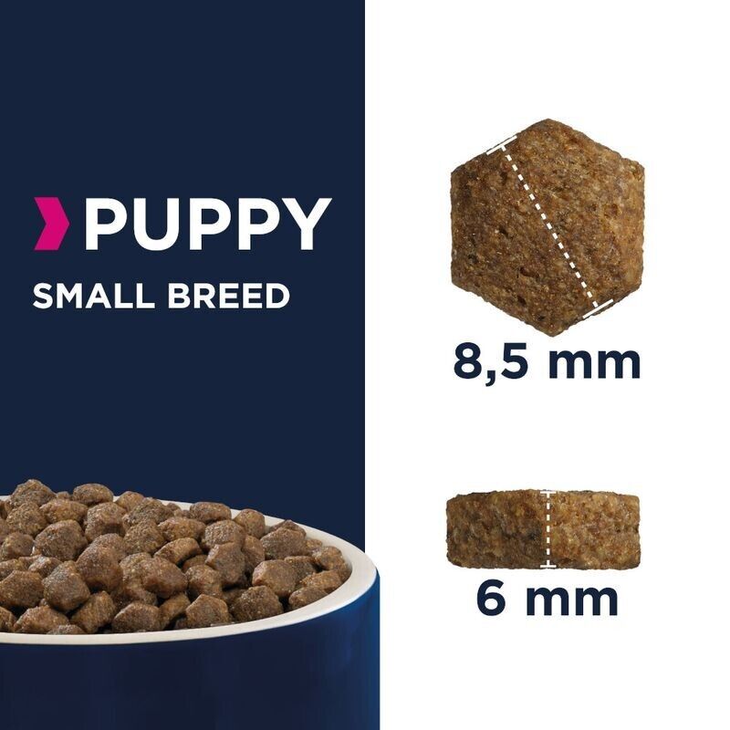 Eukanuba Growing Puppy Small Breed Dry Food with Fresh Chicken - 3kg