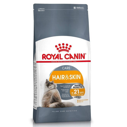 Royal Canin Hair Skin Care Adult Wet Cat Food in Gravy Pouches - 12x85g, 48x85g