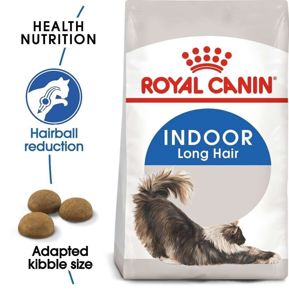 Royal Canin Home Life Indoor Long Hair Dry Cat Food - 2kg, 4kg, 10kg