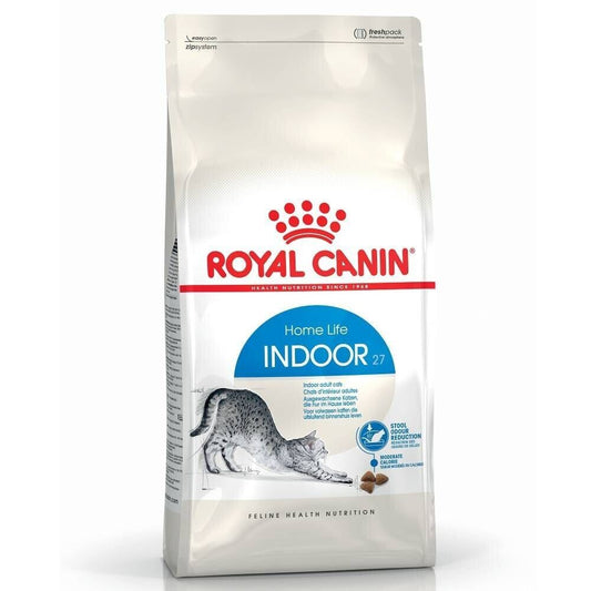 Royal Canin Indoor 27 Home Life Adult Dry Cat Food - 400g, 2kg, 4kg, 10kg