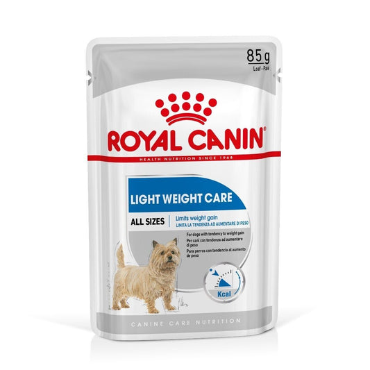 Royal Canin Light Weight Care Adult Wet Dog Food Pouches (in Loaf) 12 / 24 / 48 x85g