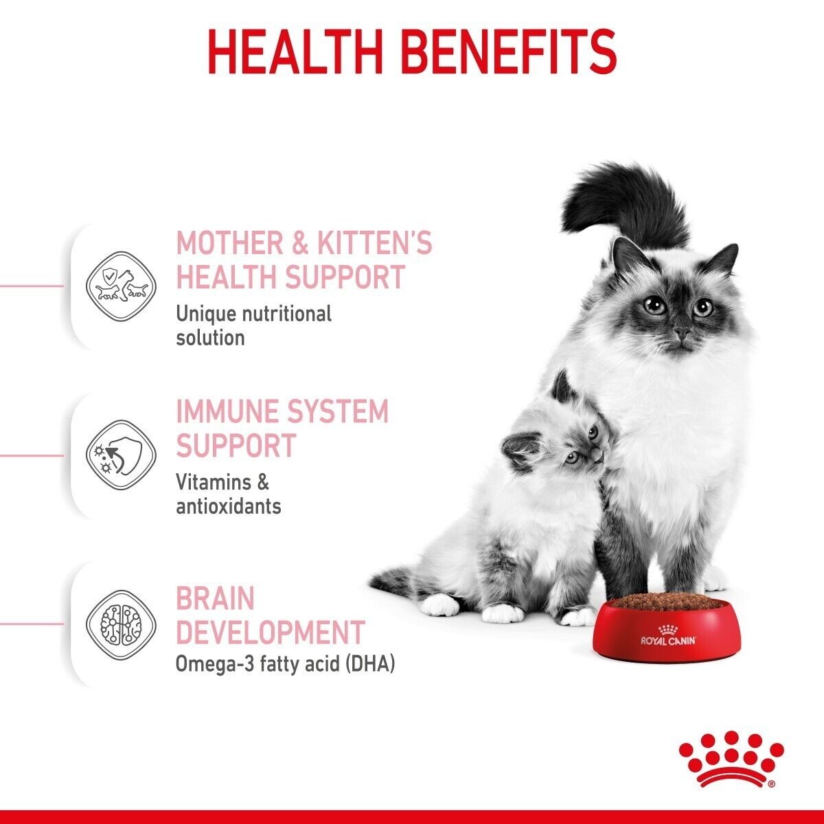 Royal Canin Mother & Babycat Dry Cat Food - 400g, 2kg, 4kg