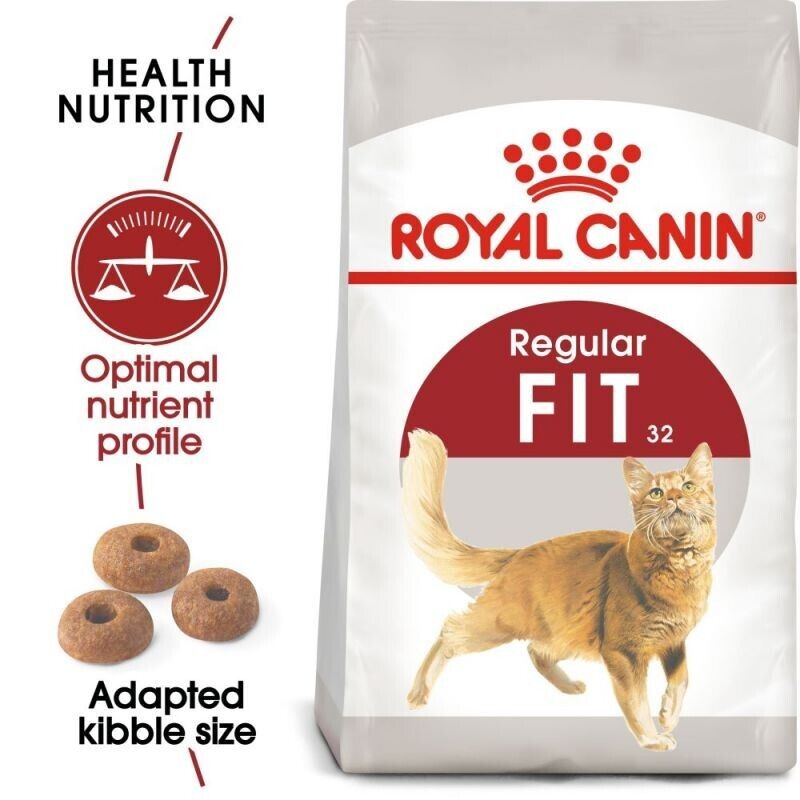 ROYAL CANIN Regular Fit 32 Adult Dry Cat Food 2kg , 4kg , 10kg