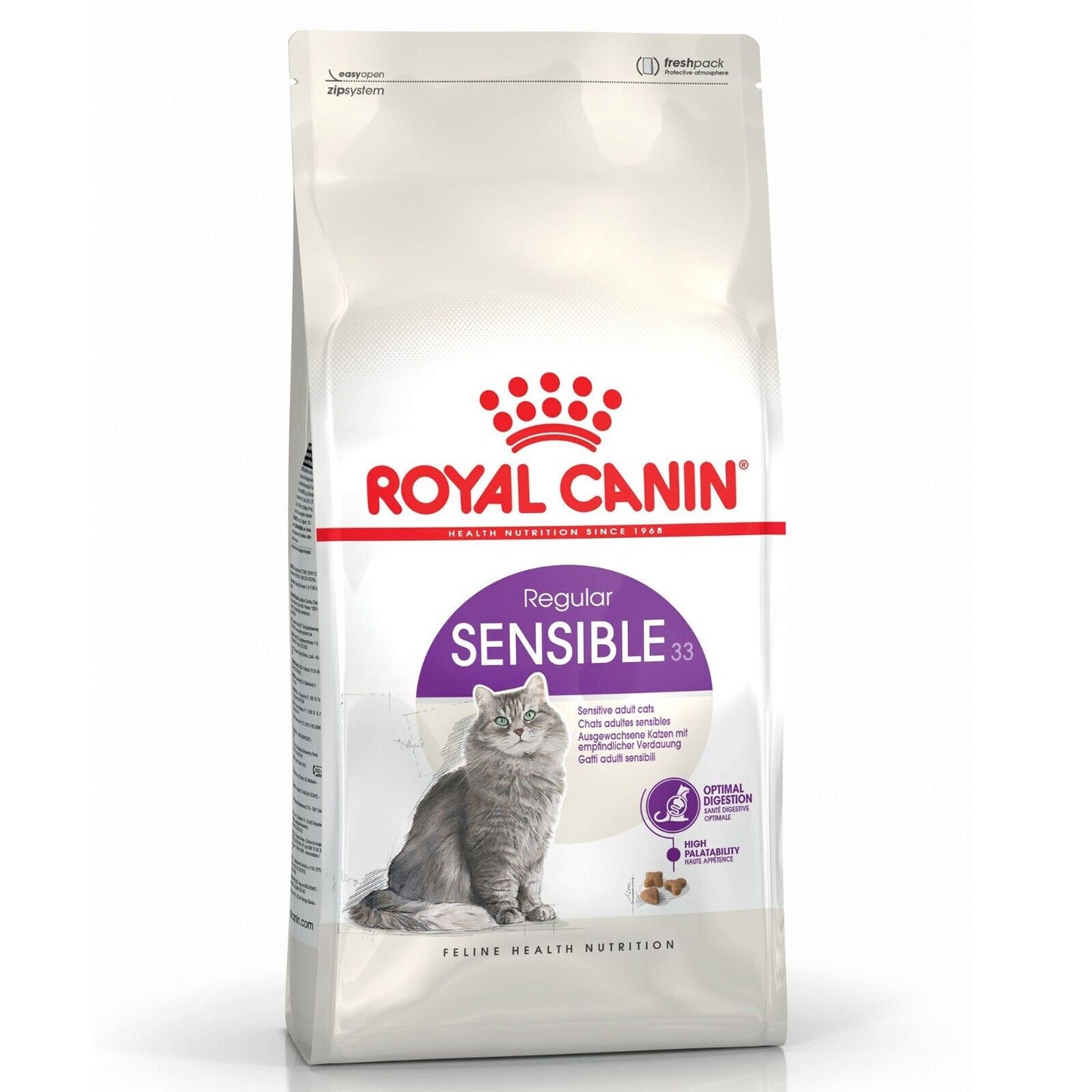 Royal Canin Regular Sensible 33 Adult Dry Cat Food - 400g, 2kg, 4kg, 10kg