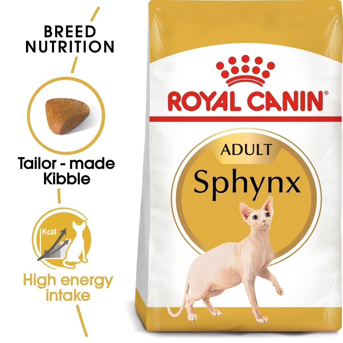 Royal Canin Sphynx Adult Dry Cat Food - 2kg, 10kg