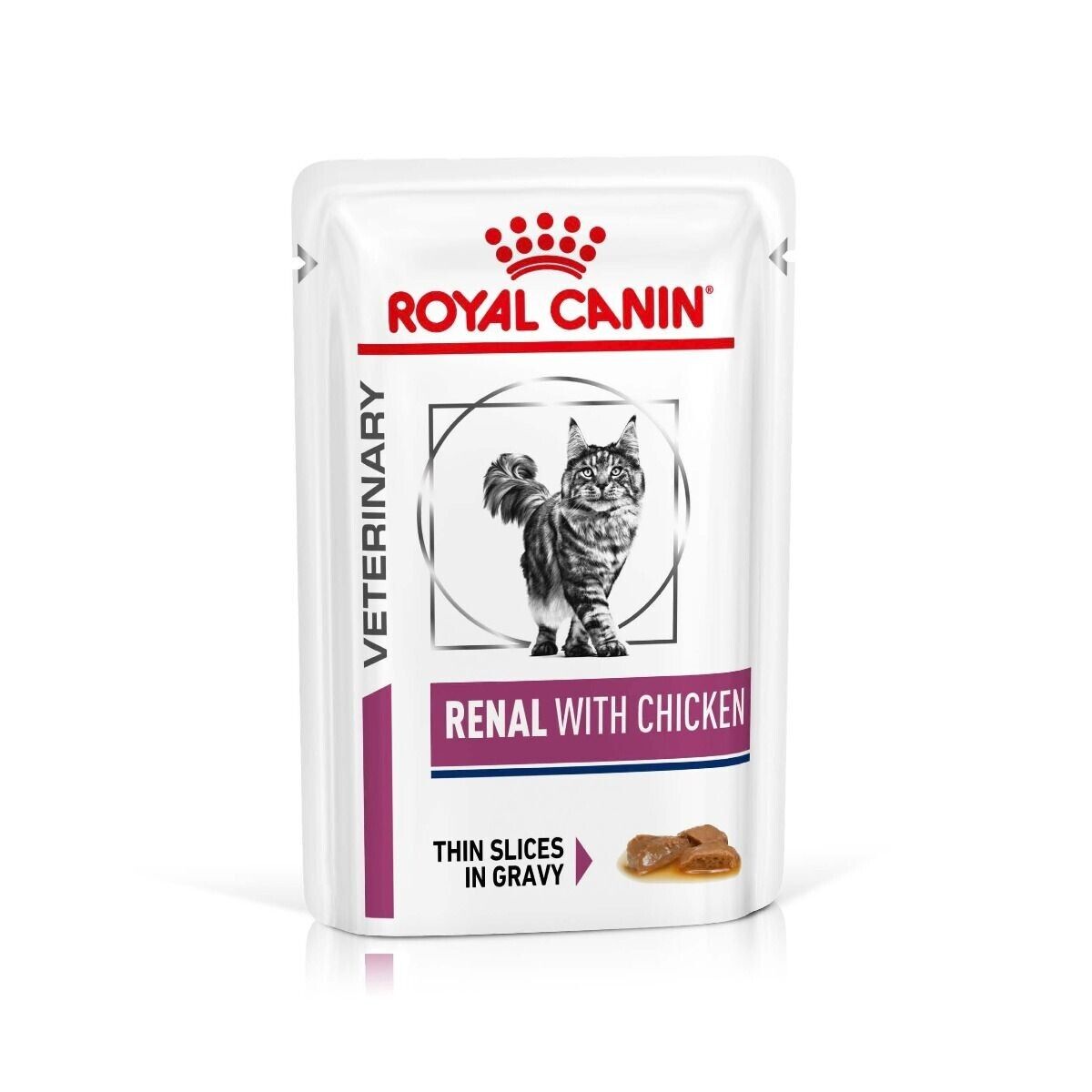 Royal Canin Veterinary Cat Renal with Chicken Wet Cat Food - 12 / 48 x 85g