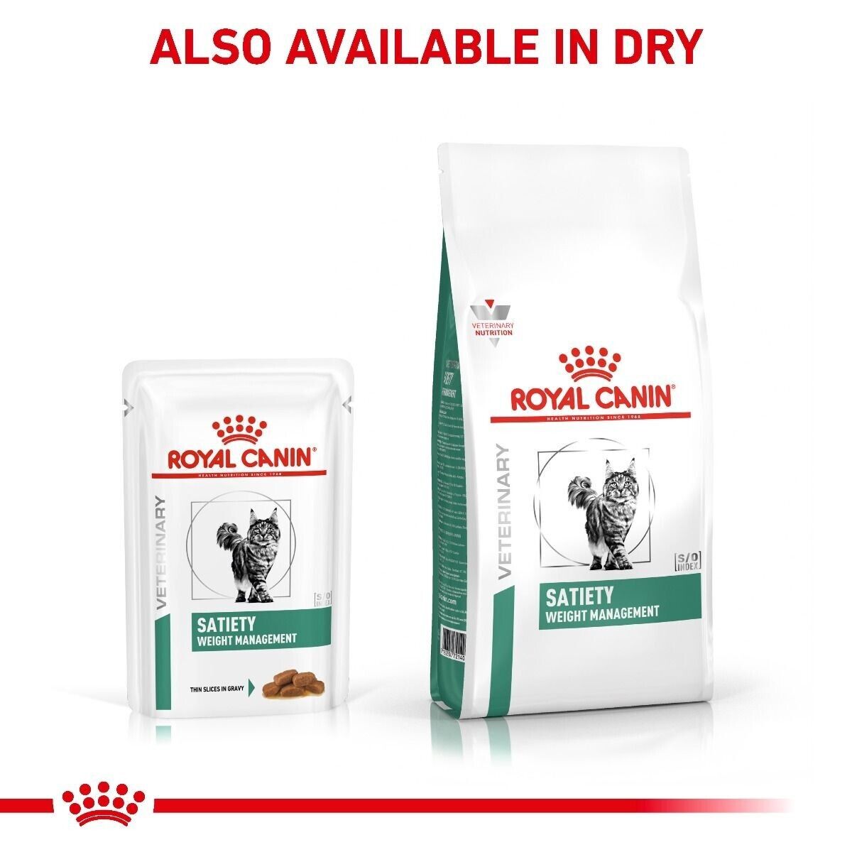 Royal Canin Veterinary Cat Satiety Weight Management Wet Cat Food - 12 / 48 x 85g