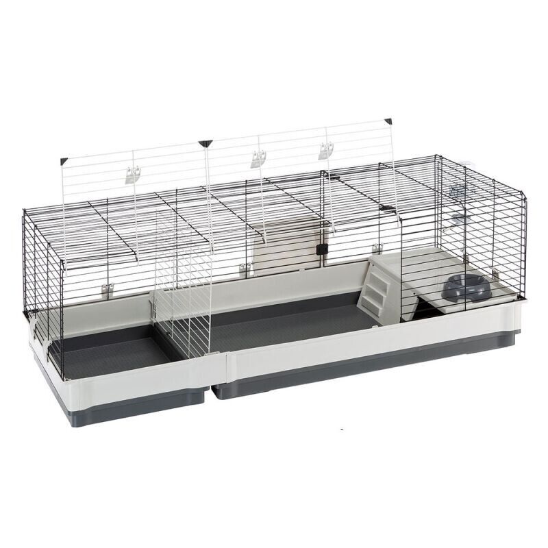 Ferplast Plaza 140 Small Pet Cage Suitable for Rabbits or Guinea Pigs