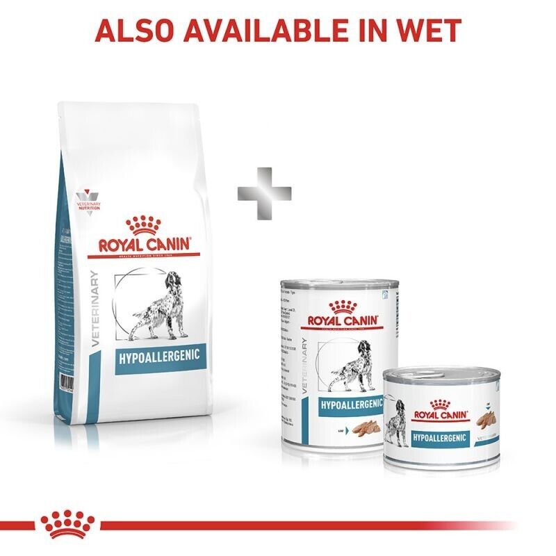 Royal Canin Veterinary Diet Hypoallergenic Dry Dog Food - 2kg, 7kg, 14kg