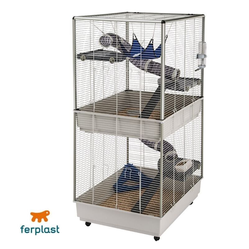 Ferplast Rat and Ferret Cage Furet Tower Perfect Home 2 Small Animals Cage