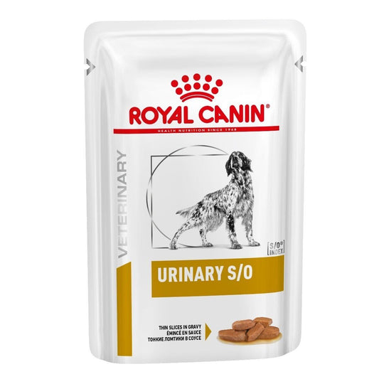 Royal Canin Veterinary Wet Dog Food Urinary S/O in Gravy - Pouches