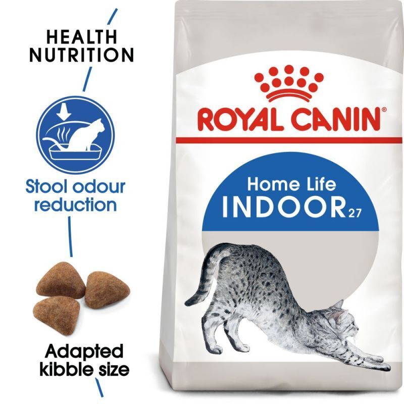ROYAL CANIN® Indoor 27 Adult Dry Cat Food Regulate the Digestive System 2 , 4 , 10KG