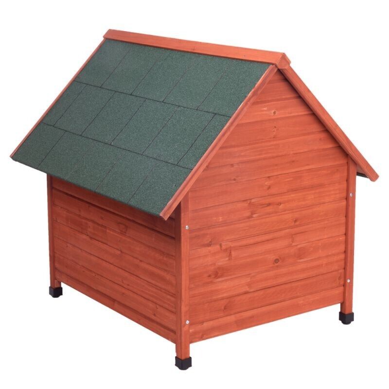 Spike Comfort Wooden Dog Kennel Insulated Outdoor Den Waterproof Pet Puppy Crate