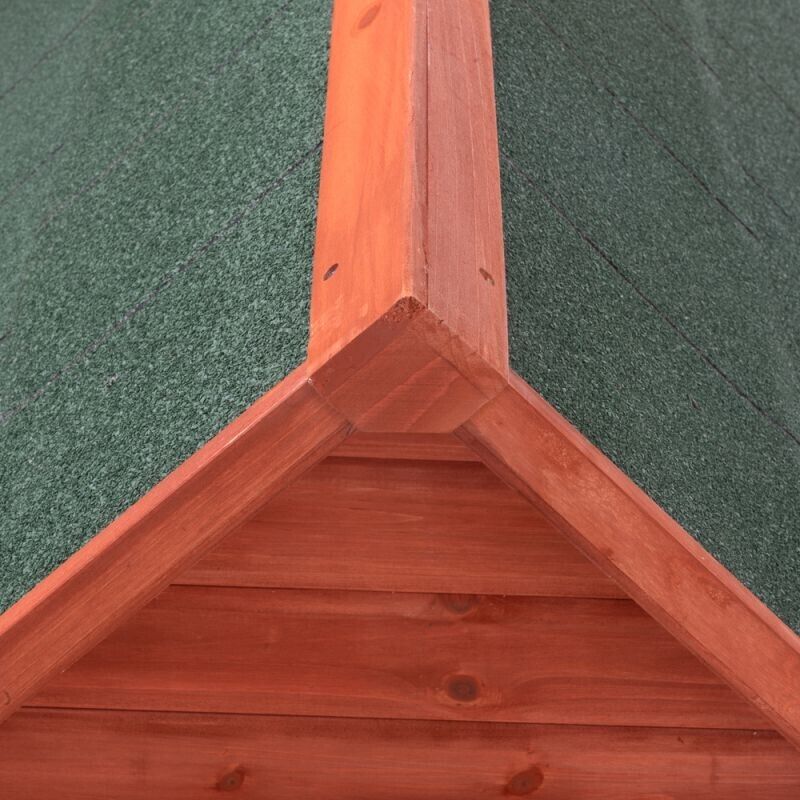 Spike Comfort Wooden Dog Kennel Insulated Outdoor Den Waterproof Pet Puppy Crate