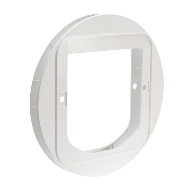 SureFlap Microchip Cat Flap Electronic Cat Door Locker - White / Brown