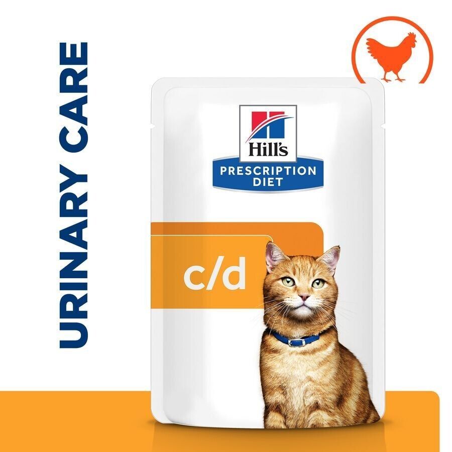 Hill's Prescription Diet Feline c/d Multicare Urinary Care Wet Cat Food 12 x 85g , 24 x 85g