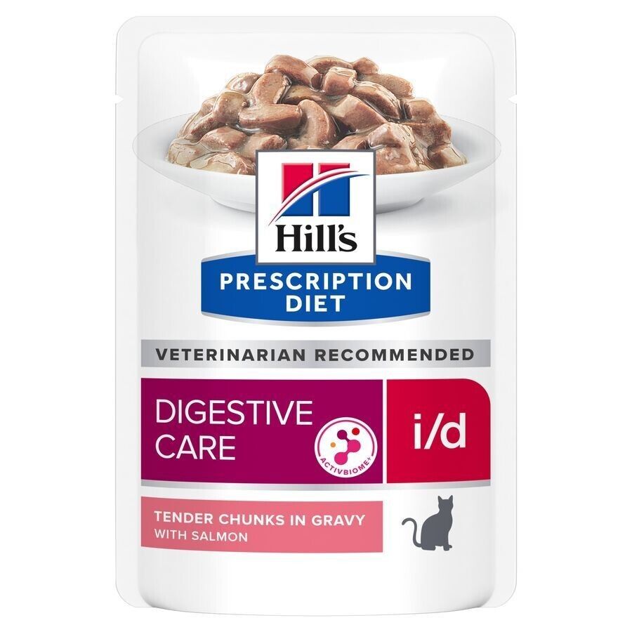 Hill's Prescription Diet Feline i/d Digestive Care Wet Cat Food in Pouches