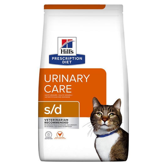 Hill's Prescription Diet Feline s/d Urinary Care Dry Cat Food - 1.5kg, 3kg