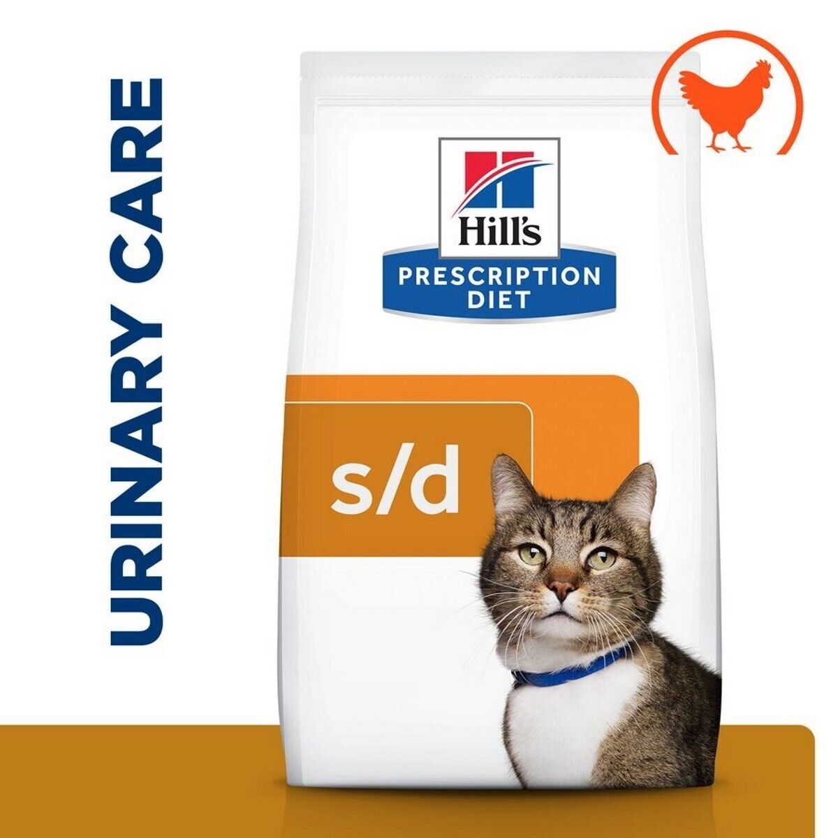 Hill's Prescription Diet Feline s/d Urinary Care Dry Cat Food - 1.5kg, 3kg