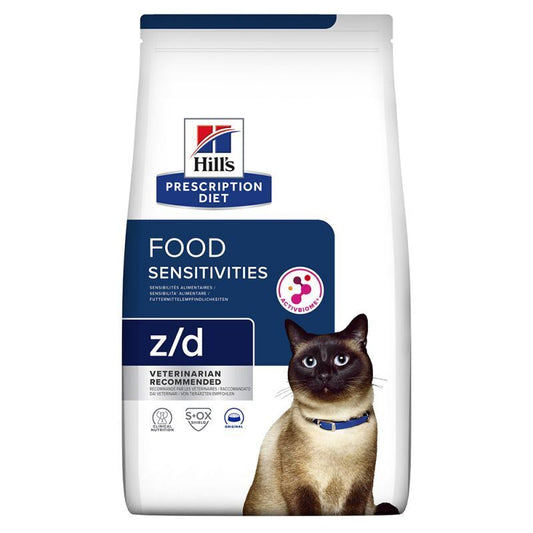 Hill's Prescription Diet Feline Z/D Food Sensitivities Dry Cat Food - 1.5 kg , 3 kg , 6 kg