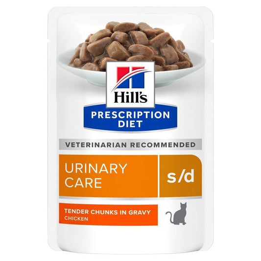 Hill's Prescription Diet s/d Urinary Care with Chicken 12 x 85g , 24 x 85g , 48 x 85 g