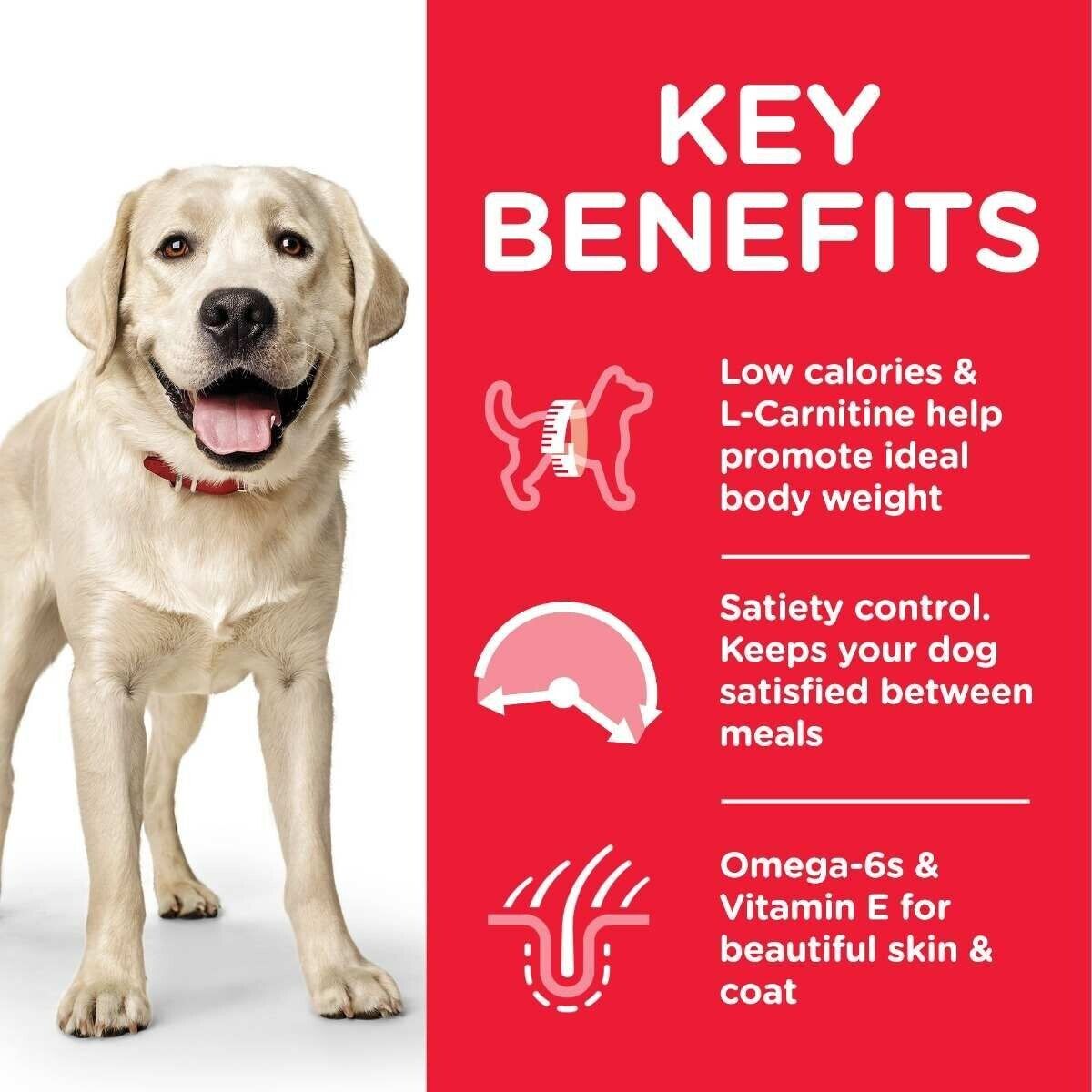 Hill's Science Plan Adult Light Large Breed 1-5 Dry Dog Food - Chicken - 14kg