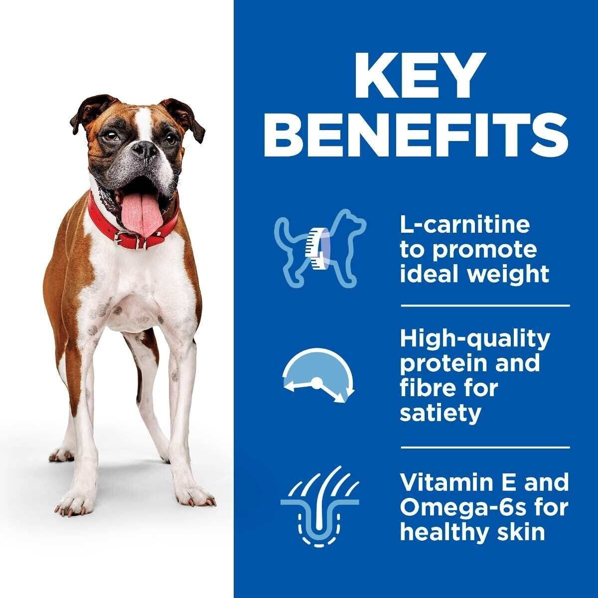 Hill's Science Plan Light Weight Control Adult Dog Food with Chicken 6 x 370g , 12x370g , 24 x 370g