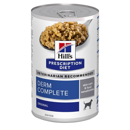 Hill's Prescription Diet Derm Complete Wet Dog Food 3 / 6 / 12 / 24 x 370g