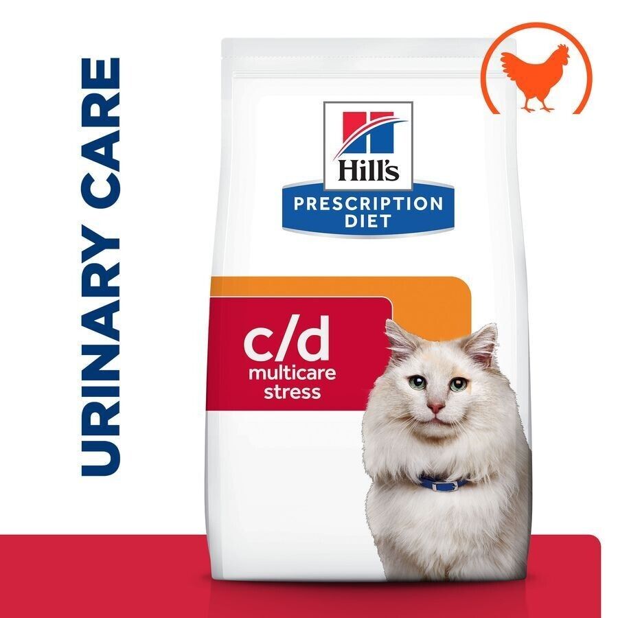 Hill's Prescription Diet Feline cd Stress Urinary Care Cat Food - 1.5kg, 3kg, 8kg