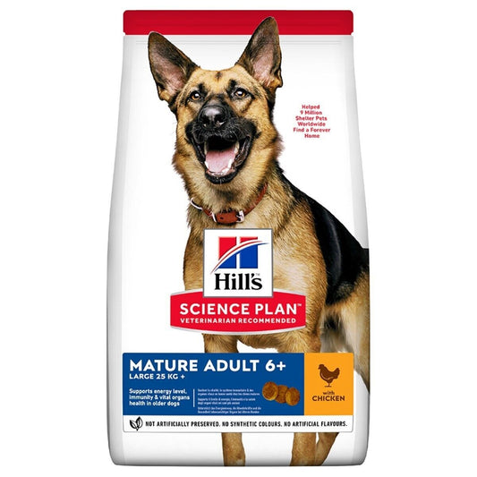 Hill’s Science Plan Mature Adult 6+ Large Breed with Chicken Dry Dog Food - 14kg