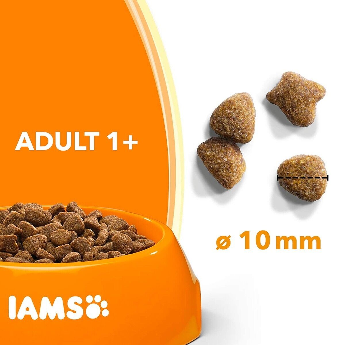 Iams for Vitality Adult Cat Food with Fresh Chicken 3 kg , 6 kg , 10 kg