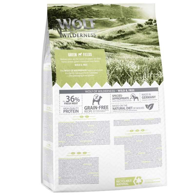 Little Wolf of Wilderness Junior Lamb and Chicken Dry Dog Food  2kg, 5kg, 12Kg