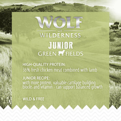 Little Wolf of Wilderness Junior Lamb and Chicken Dry Dog Food  2kg, 5kg, 12Kg