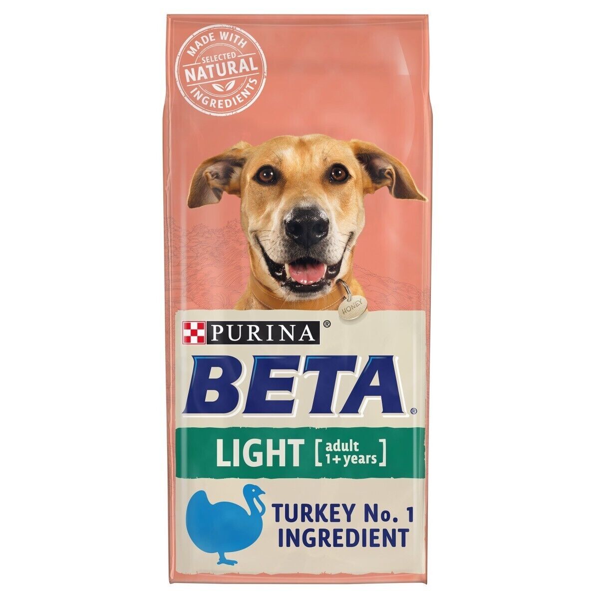 Purina Beta Adult Light With Turkey Dry Dog Food - 14kg