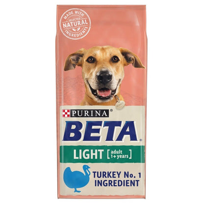 Purina Beta Adult Light With Turkey Dry Dog Food - 14kg
