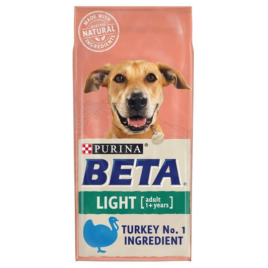 Purina Beta Adult Light With Turkey Dry Dog Food - 14kg