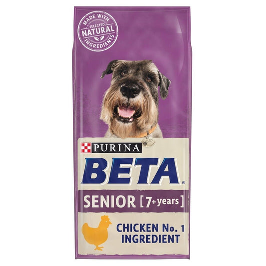 Purina Beta Senior Dog Food with Chicken Dry Dog Food - 14kg