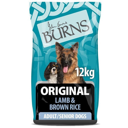 Burns Original Adult & Senior Dry Dog Food Lamb & Brown Rice - 2kg, 6kg, 12kg