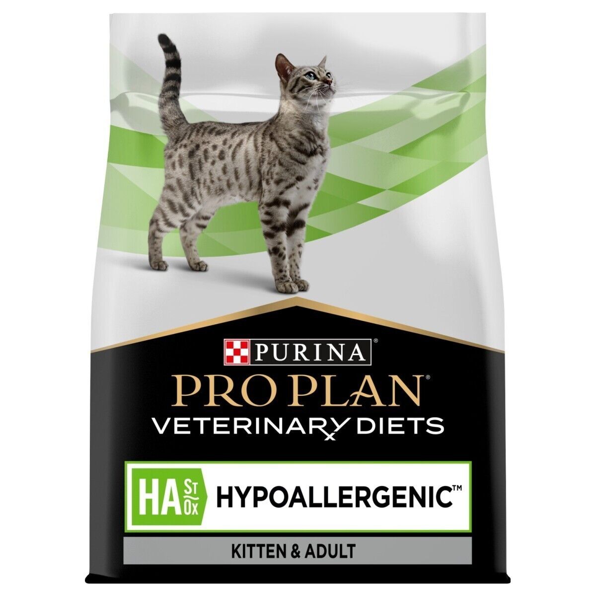 Purina Pro Plan Veterinary Diets Feline HA Hypoallergenic Dry Cat - 1.3kg, 3.5kg