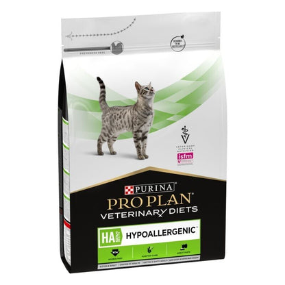 Purina Pro Plan Veterinary Diets Feline HA Hypoallergenic Dry Cat - 1.3kg, 3.5kg